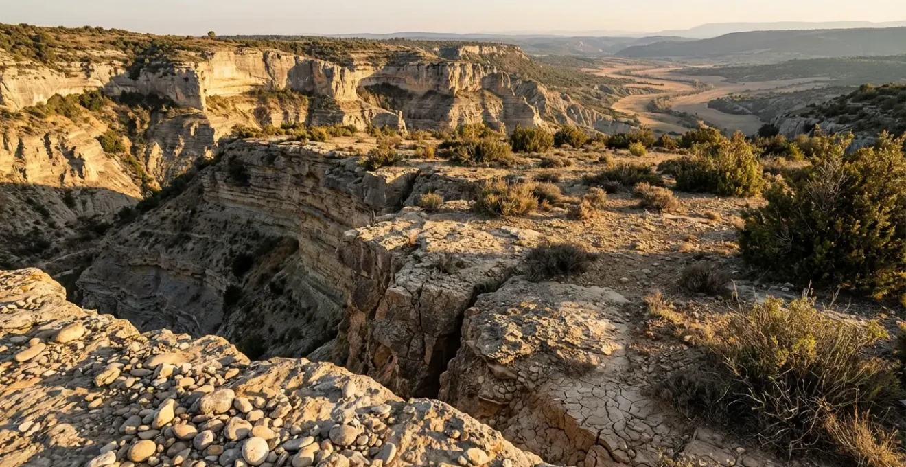 Coupe géologique montrant l'ancien tracé de la Durance vers la Crau et son détournement actuel vers le Rhône